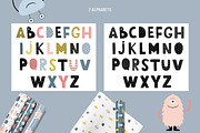 Cute monsters. Vector collection, an Illustration by Guvi-Design (Thumbnail 9 of 10)