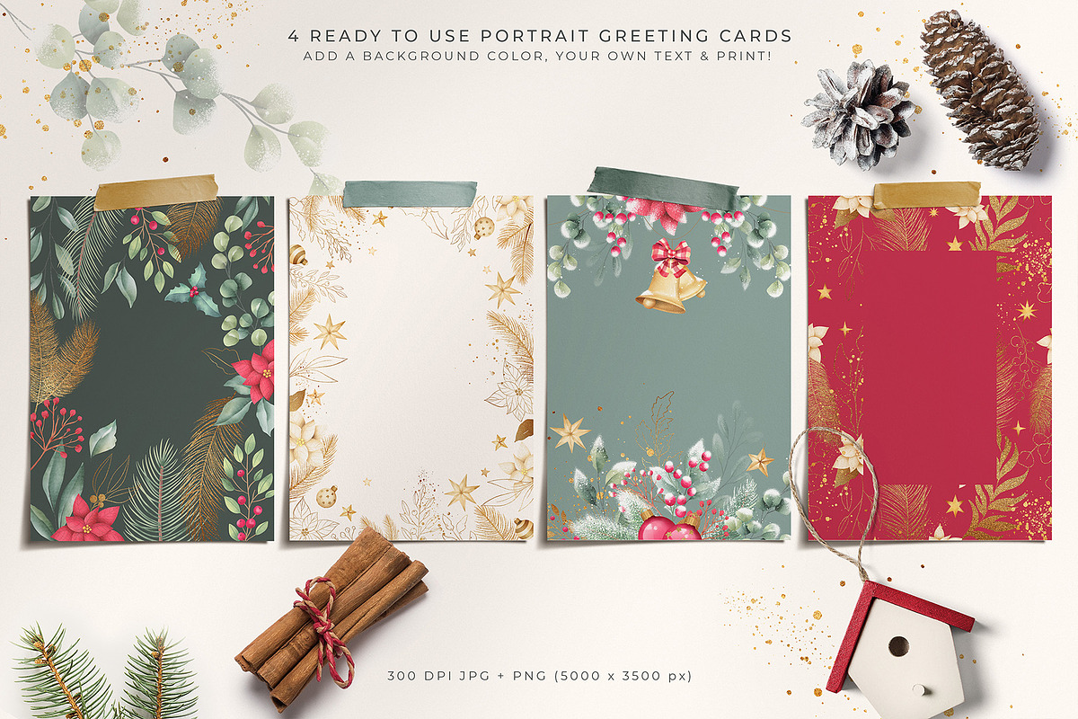 Christmas Illustration Bundle, a Decorative Illustration by CarmineType (Photo 3 of 13)