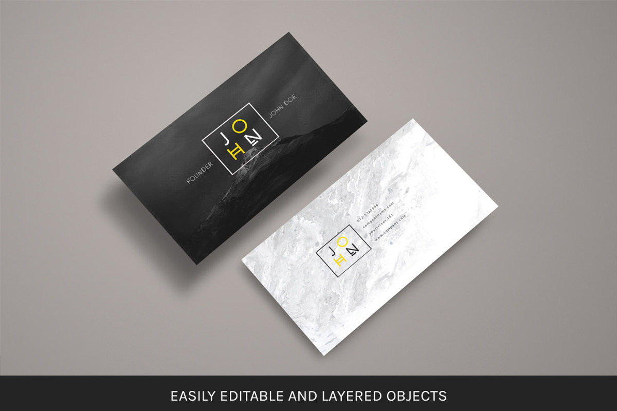 Business Card Mockup Pack, a Print Template by pallabip (Photo 2 of 8)