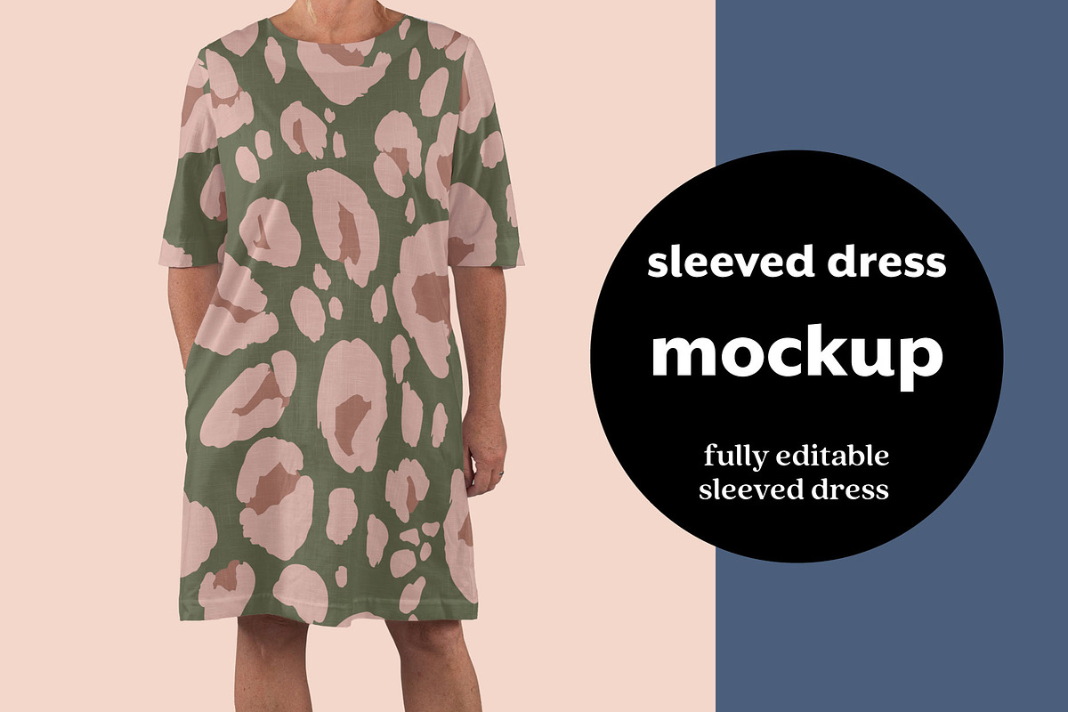 Sleeved Dress Mockup, a Product Mockup by Palette & Pattern