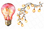 Christmas Light Clipart, an Illustration by DreamPrint404 (Thumbnail 4 of 6)