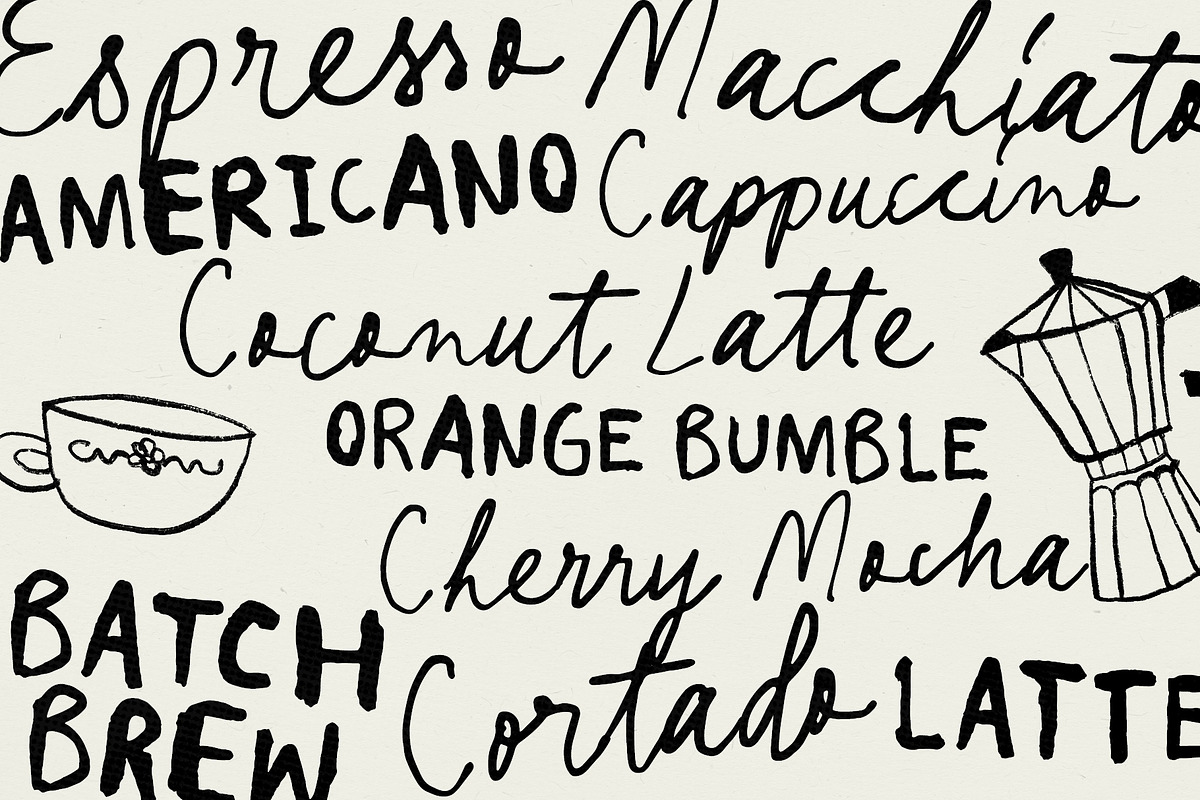 Tender Mischief DUO, a Handwritten Font by supfonts (Photo 9 of 13)