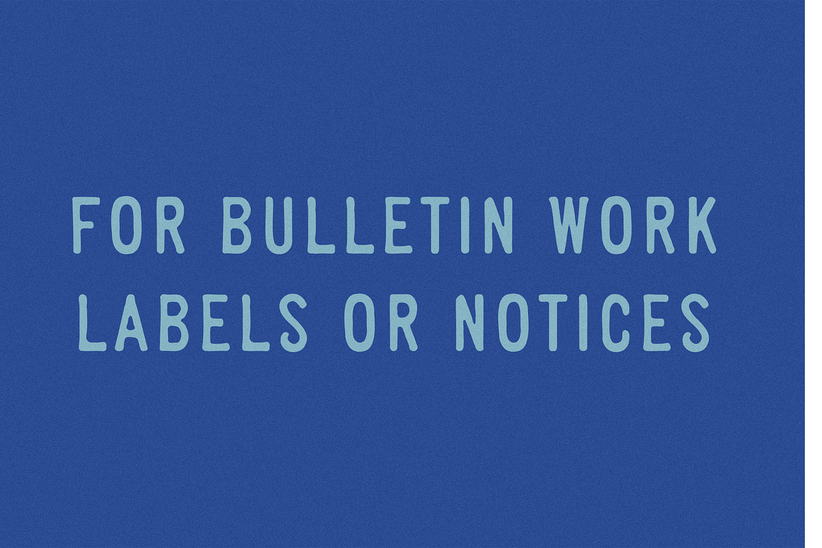 Bulletin | Vintage Sans Serif Font, a Sans Serif Font by Max Lockwood (Photo 9 of 11)