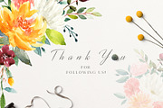 Watercolor Floral Set - Blossom, an Illustration by Pixavics (Thumbnail 11 of 11)