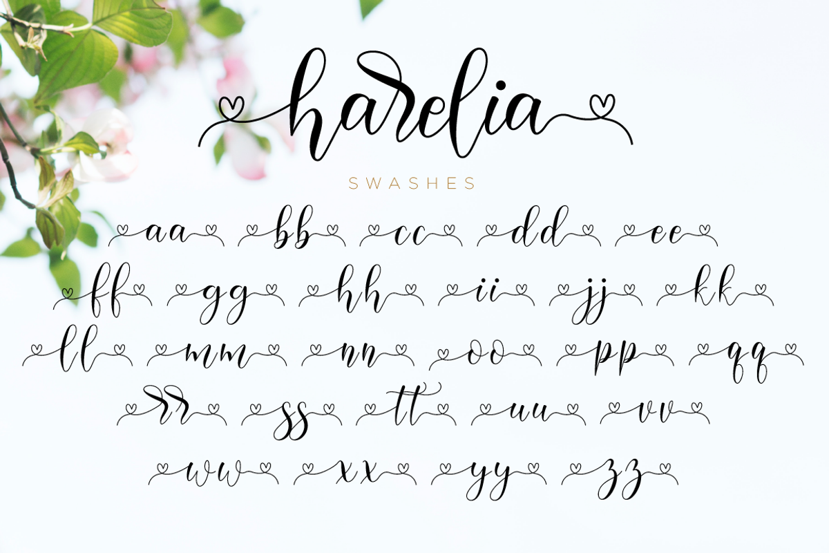 Harelia // Lovely Script Font, a Script Font by Nissa Studio (Photo 12 of 12)
