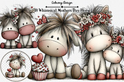 Whimsical Mothers Day Horse Clipart, an Illustration by GatewayDesign (Thumbnail 2 of 3)