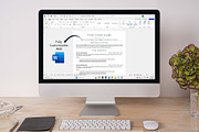 ATS Resume Template, Editable word, a Resume Template by Design_Xlab (Thumbnail 3 of 10)