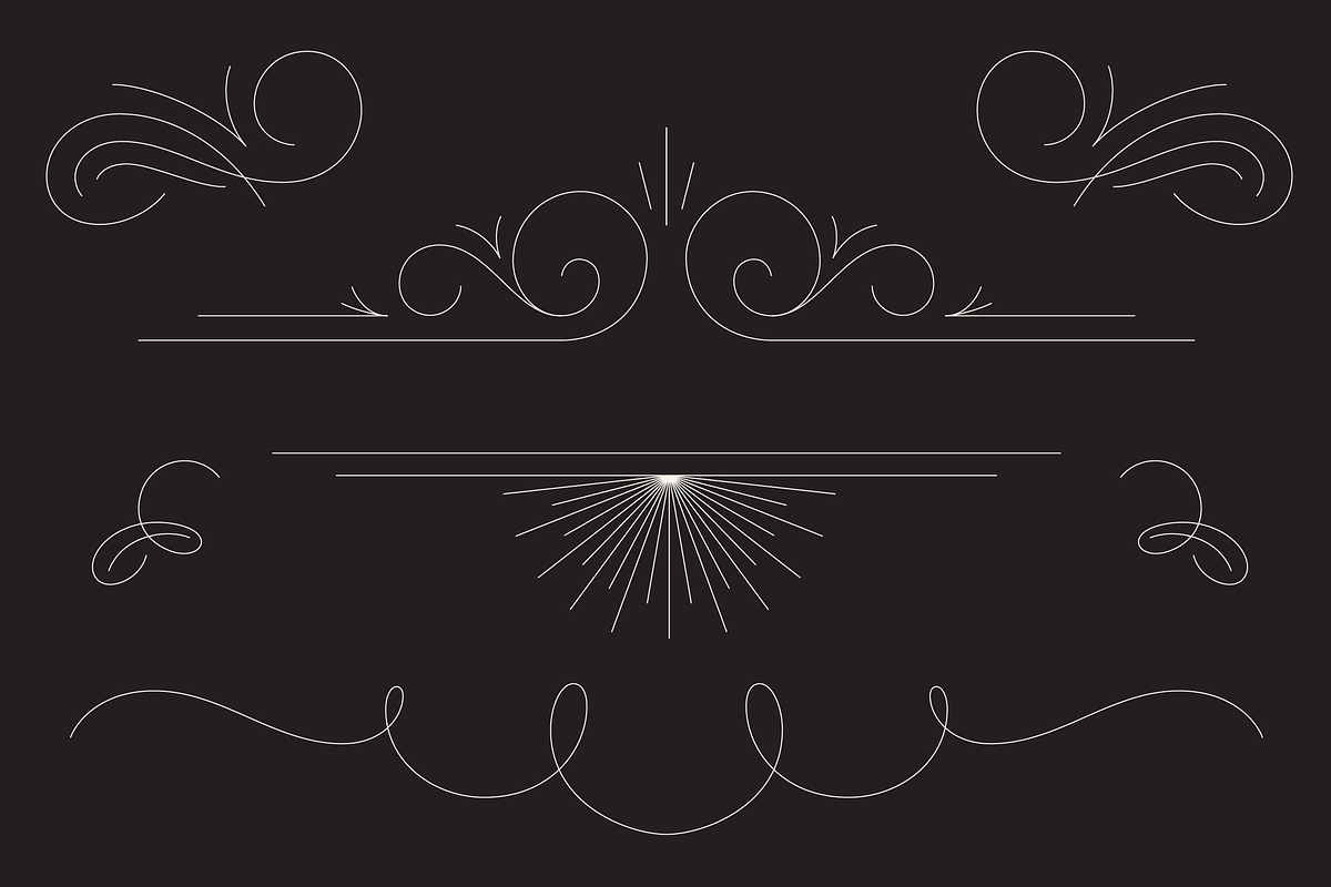 The Fantastic Flourishes, a Decorative Illustration by Drew Melton (Photo 3 of 4)