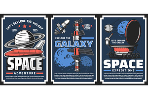 Spaceships For Galaxy Exploration