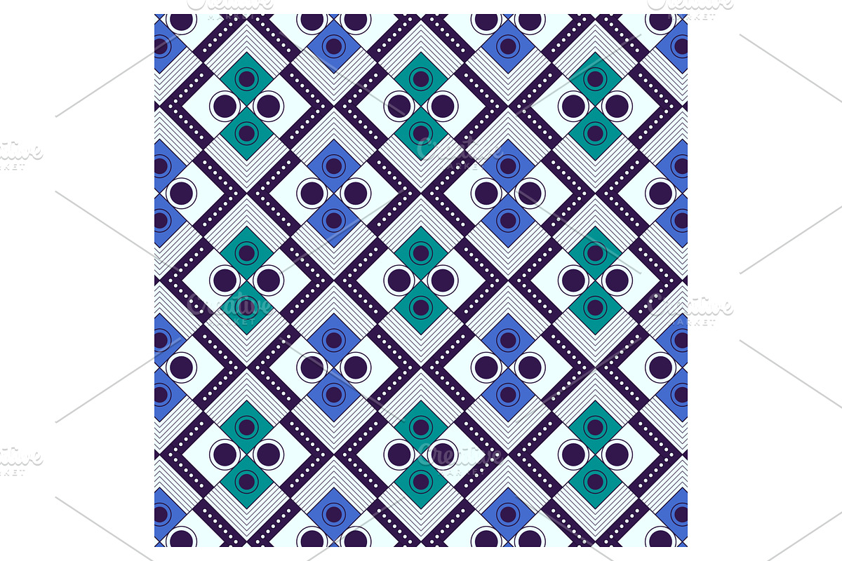 Geometric Seamless Patterns, a Pattern Graphic by Creative Backgrounds (Photo 7 of 8)