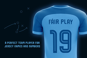 Fair Play - A Powerful Display Font