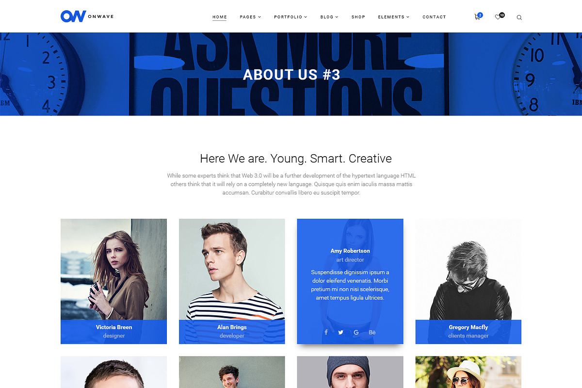 OnWave — Multipurpose PSD Template, a Websites & App Template by ScienteCraft (Photo 4 of 51)