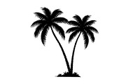 Palm Silhouette Clipart Set, an Illustration by hafijul (Thumbnail 4 of 21)