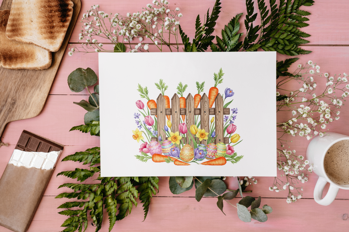 Cute Easter Clipart PNG Bundle., an Object Illustration by KennedyStudio (Photo 5 of 5)