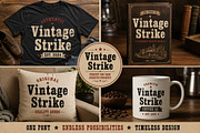 Vintage Strike, a Slab Serif Font by Wow Magic (Thumbnail 2 of 5)