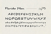 FLORIDA MAN: Sketchy Yard Sale Signs, a Font by Chez Núñez (Thumbnail 3 of 3)