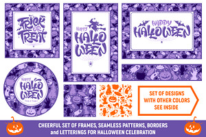 Halloween Designs Set, a Decorative Illustration by Vector beauty