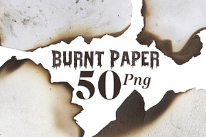 Burnt Edge Paper Png