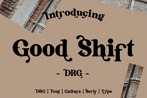 Good shift font, a Serif Font by made_by_nope