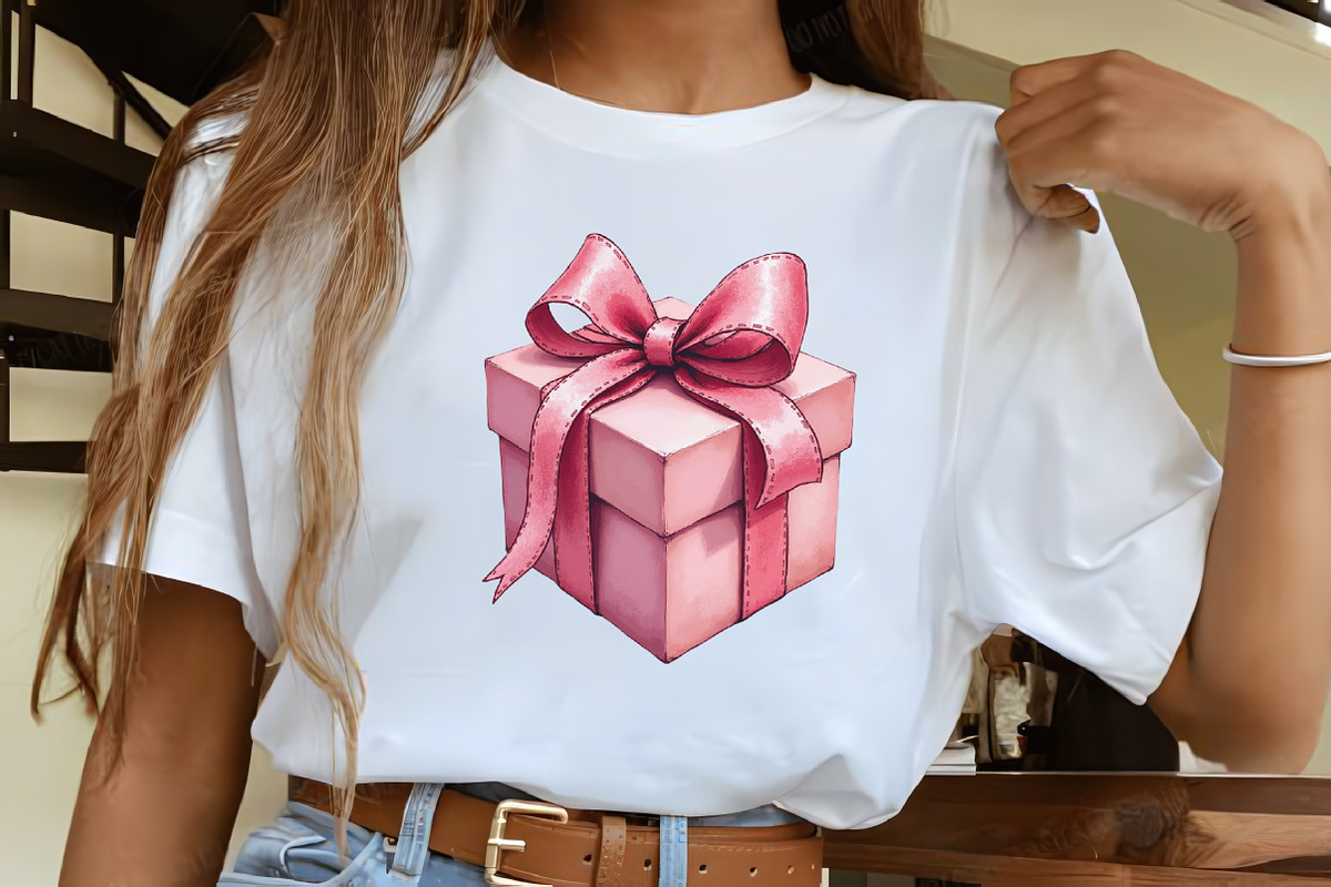 Pink Sweet Cute Christmas Clipart, an Illustration by CrexoraLab (Photo 5 of 5)