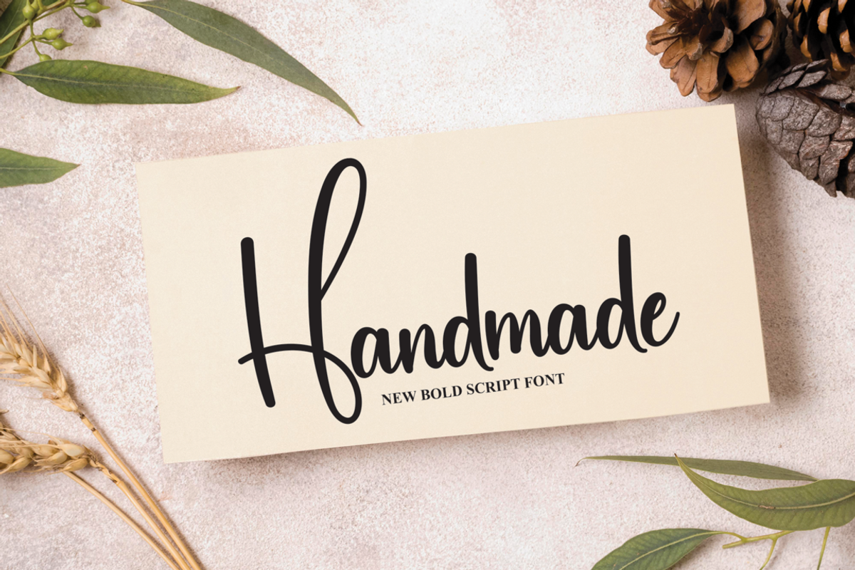 Handiwork | Script Font, a Script Font by Scratchones (Photo 7 of 8)