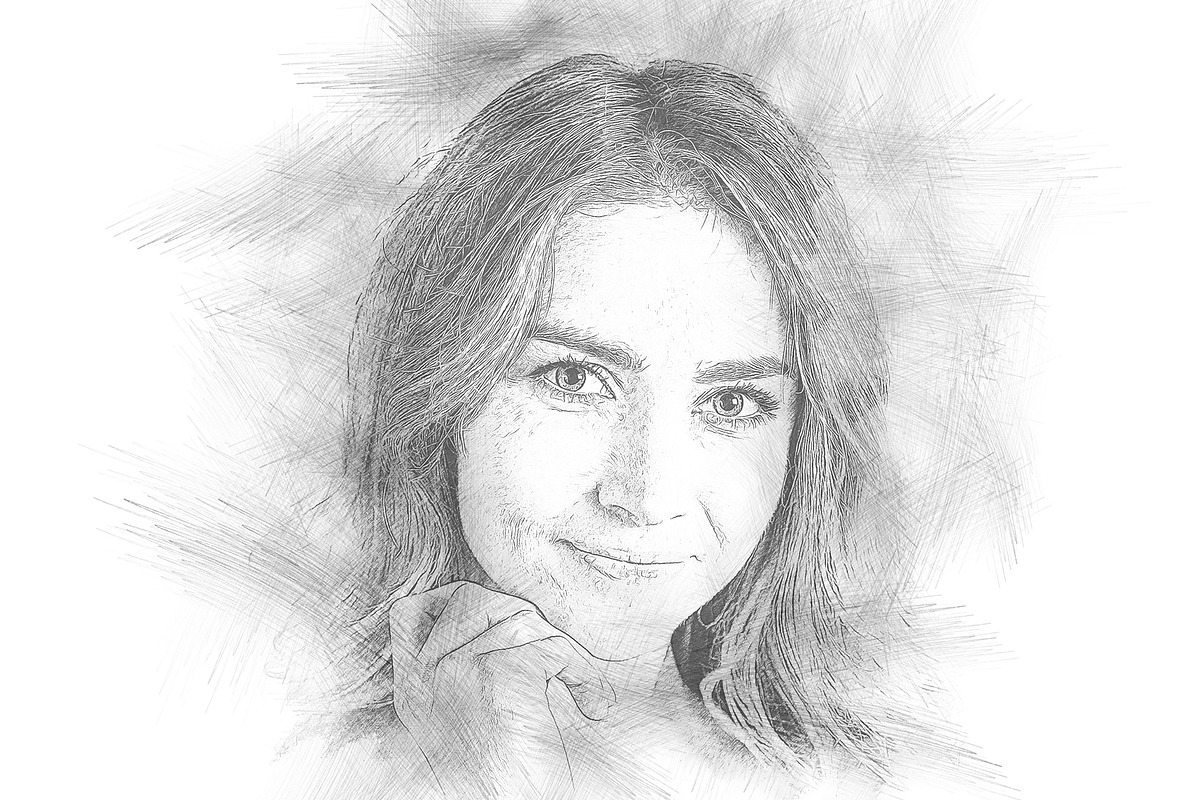 Pencil Sketch Effect Mockup, a Pens & Pencil Mockup by Marcelo Inez (Photo 11 of 11)