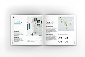 Stefanie Branding Square Brochure