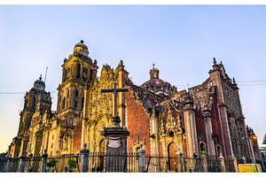 Mexico city metropolitan cathedral containing mexico, cathedral, and church, an Architecture Photo by Leonid Andronov