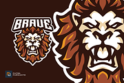 Ferocious Lion Head Mascot Logo, a Branding & Logo Template by putra_purwanto (Thumbnail 1 of 2)