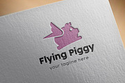 Flying Piggy Logo, a Branding & Logo Template by GladicMonster (Thumbnail 2 of 13)