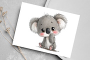 Koala Bears with Emotions Clipart, an Illustration by Canvas Craft (Thumbnail 7 of 8)