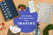 30 Seamless Christmas Patterns, a Pattern Graphic by Designbase (Thumbnail 4 of 4)