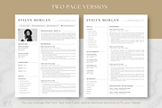 Modern Resume Template - The Morgan, a Resume Template by AntDesignStudio (Thumbnail 3 of 9)