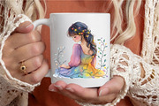 Whimsical Girl Clipart Bundle, an Illustration by designcity5 (Thumbnail 4 of 5)