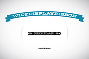 WideDisplayRibbon Regular, a Slab Serif Font by Gaslight (Thumbnail 1 of 5)