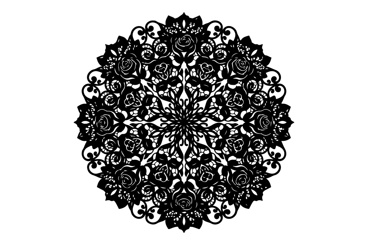 Intricate Floral Mandala Vector, an Object Graphic by Gfx_Store (Photo 13 of 16)