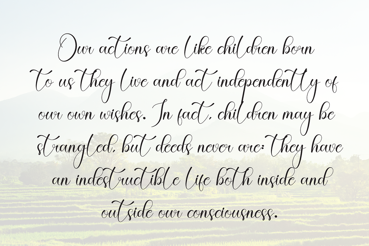 Cutegirl | Script Font, a Handwritten Font by Scratchones (Photo 6 of 9)