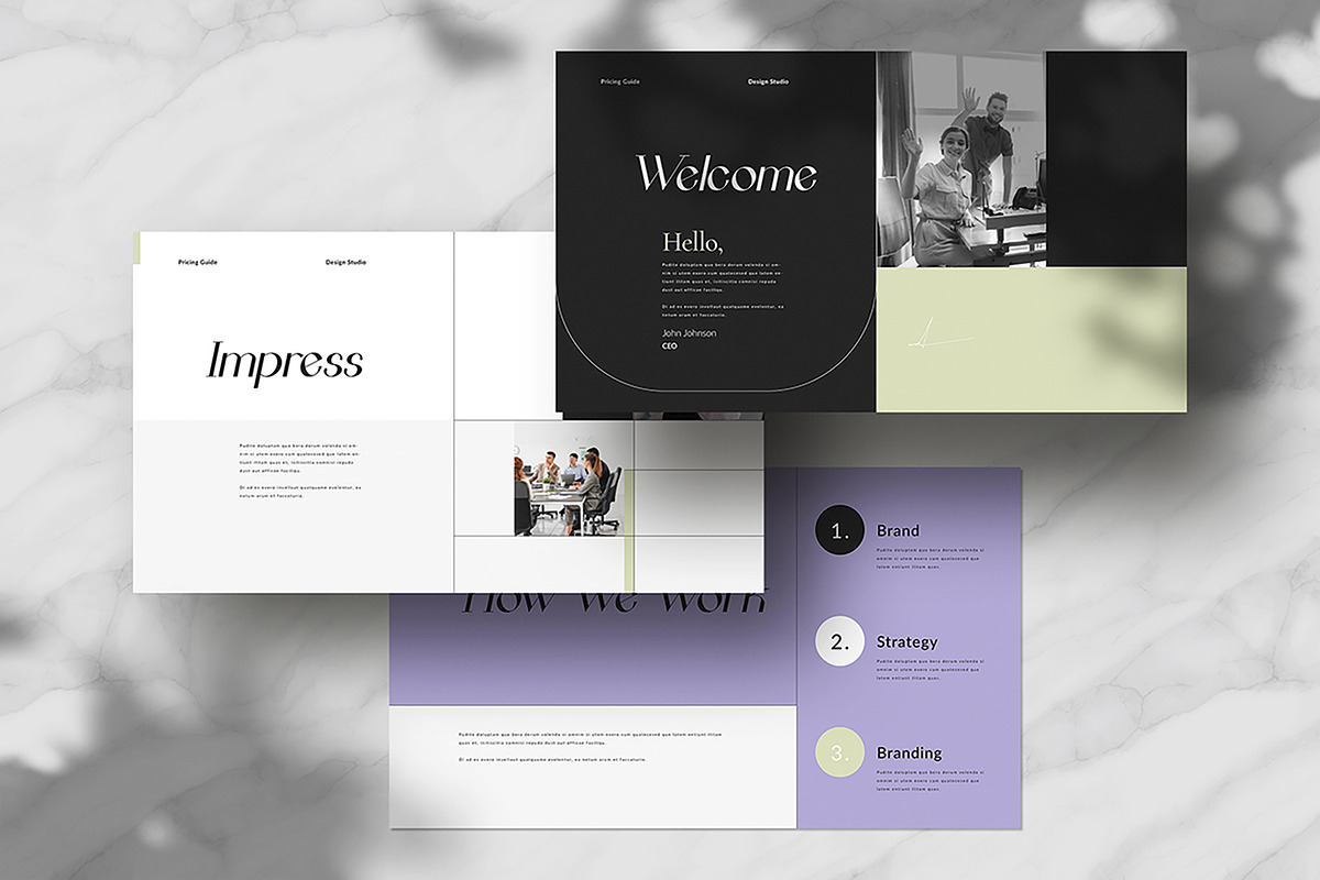 Pricing Guide Template, a Presentation Template by White Graphic (Photo 5 of 13)