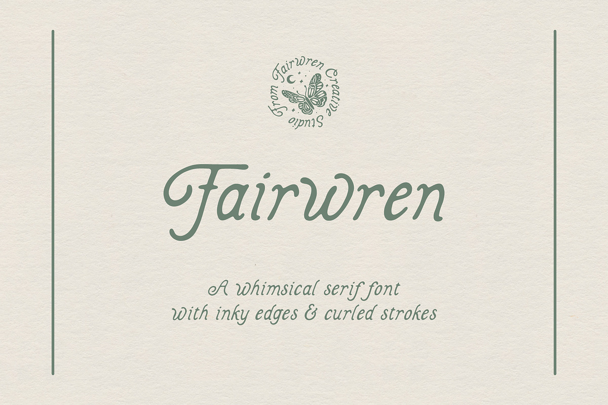 Fairwren, a Serif Font by Fairwren Creative (Photo 9 of 9)