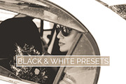 10 Black & White Lightroom Presets, an Action Add-On by Winsome Effects & Co. (Thumbnail 1 of 3)