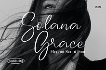 Solana Grace – Elegant Script Font