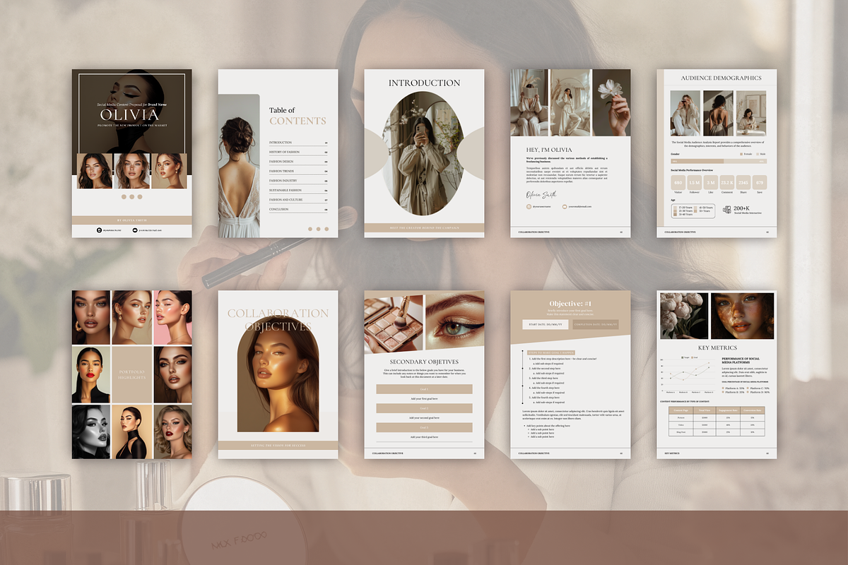 Canva Social Media Proposal Template, a Marketing Template by Bonita Digital Design (Photo 5 of 9)