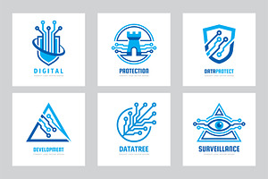 Digital Electronic Technology Logo