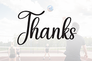 Volleyball | Script Font, a Handwritten Font by Scratchones (Thumbnail 8 of 8)
