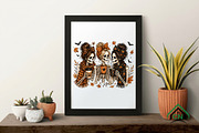 Halloween Fall Cozy Skeleton Coffee, a Seasonal Illustration by Craft Nest (Thumbnail 4 of 6)