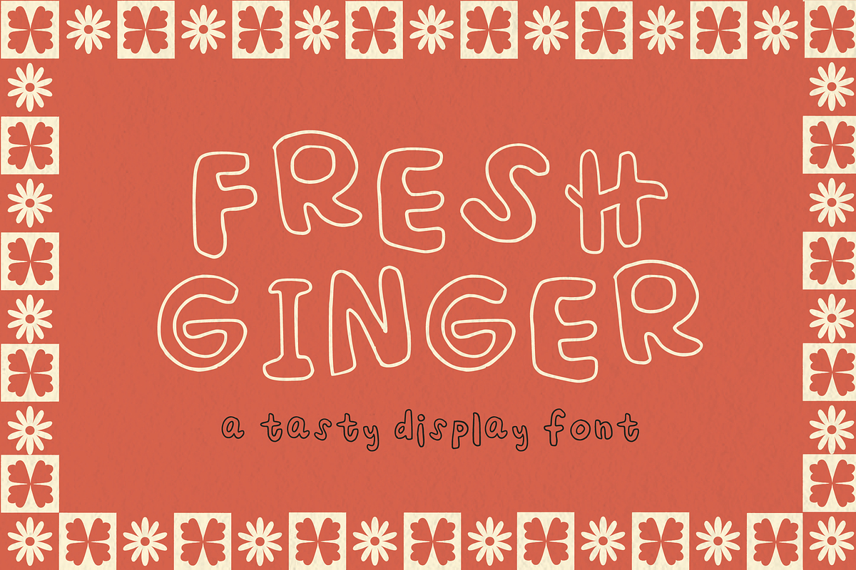 Fresh Ginger Font, a Font by Jannasuedesign (Photo 1 of 10)