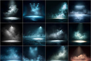 75 Smoke and Fog digital backdrops, a Background Graphic by Walllow Creatives (Thumbnail 3 of 3)