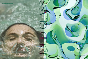 Liquid Glass Background Graphics