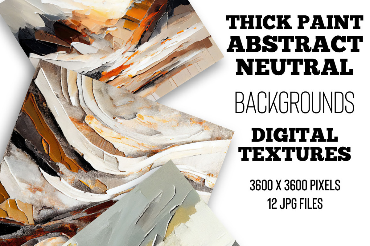 Thick Paint Abstract Neutral Texture, a Texture Graphic by Skritch Studio (Photo 1 of 5)
