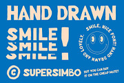 One More | Hand drawn font, a Sans Serif Font by Supersimbo © (Thumbnail 2 of 8)